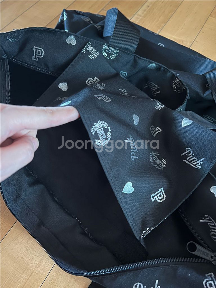 빅토리아시크릿 천가방(여행용, 기저귀가방가능)--4