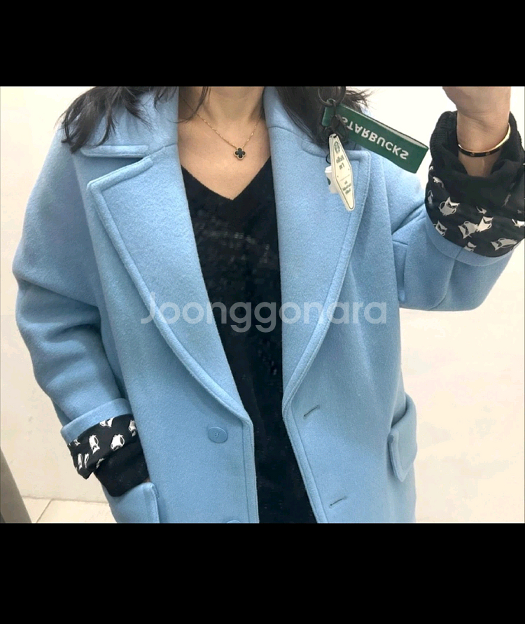 럭키슈에뜨 롱코트--1