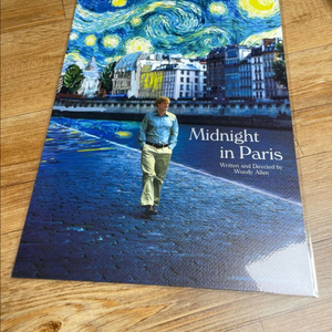 미드나잇 인 파리 a3 아트그라피 포스터 우디앨런 굿즈