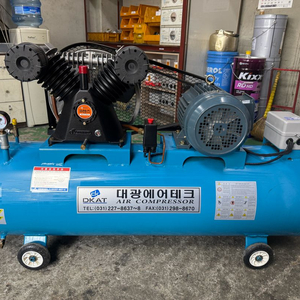 중고 3상 5마력 콤프레샤 이미지