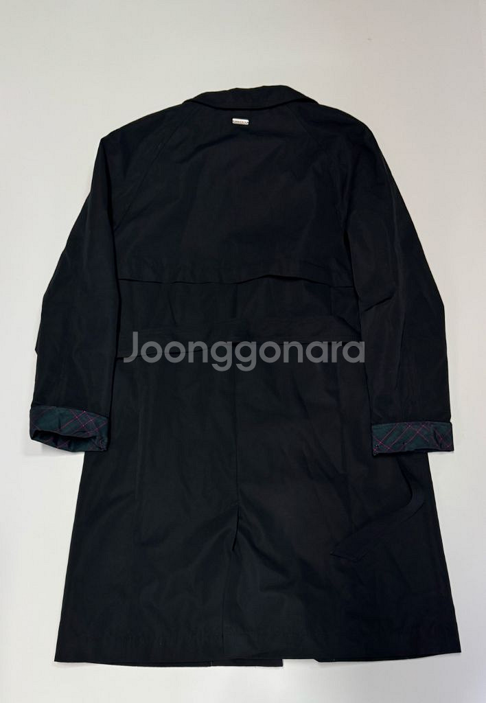 여성 노티카 Nautica 블책 미니멀 벨티드 트렌치코트 L--1