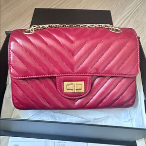 샤넬 빈티지 미니 체리레드