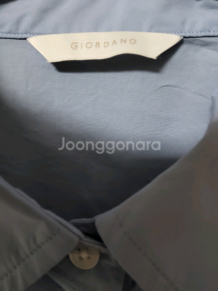 지오다노 크롭셔츠--1