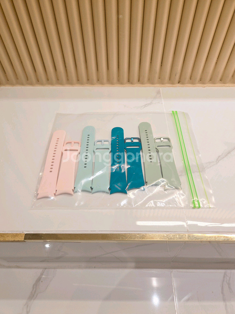 [스트랩] (총 4개) 갤럭시워치 실리콘 스트랩--0