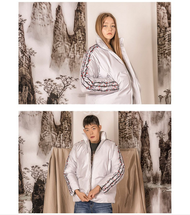 아시하 매화 구스다운 패딩 남여공용 사이즈 L--2