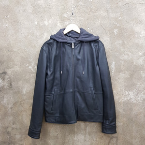 파렌하이트 양가죽 후드 자켓 L 사이즈