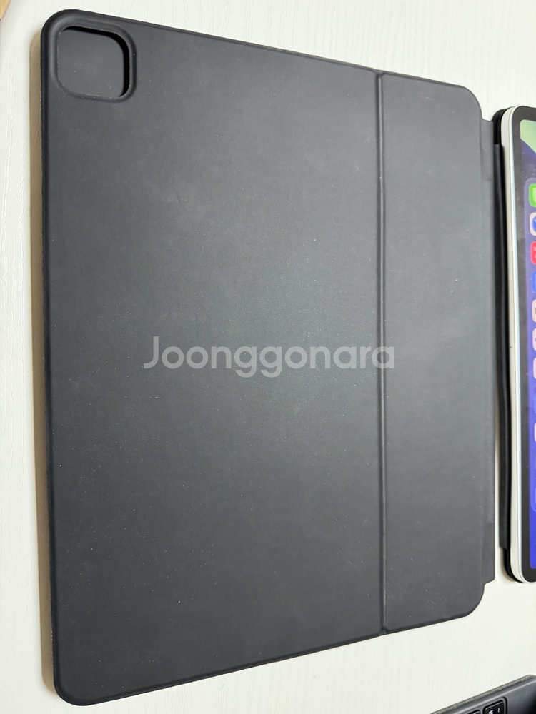 아이패드 프로 12.9 M2 256GB + 매직키보드 + 케이스2개--4