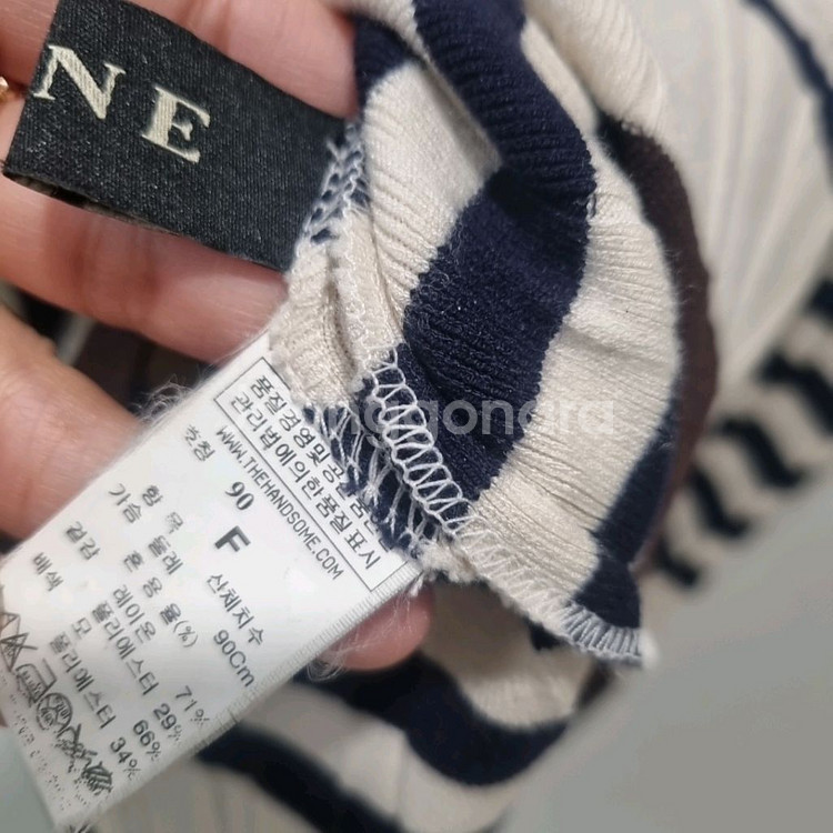 [MINE 마인 스트라이프 니트 / 한섬 정품 / 여성 F 사이즈]--6