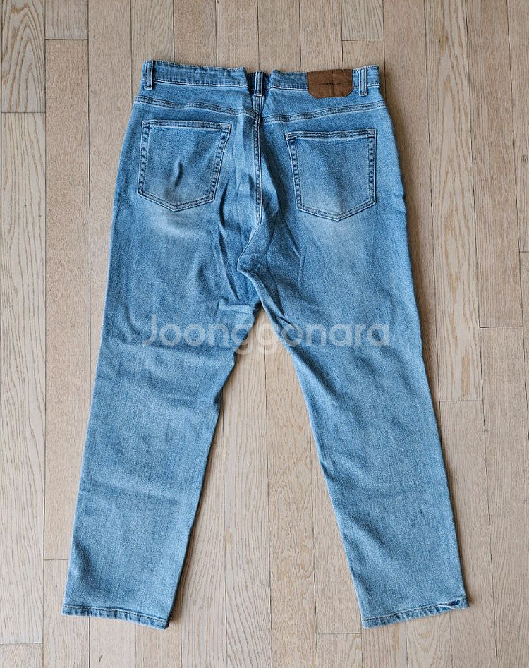 커스텀멜로우 데님 테이퍼드 핏 청바지 데님진 34--1