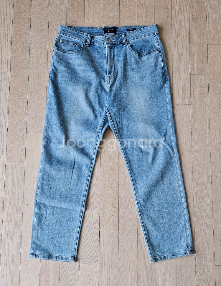 커스텀멜로우 데님 테이퍼드 핏 청바지 데님진 34--0