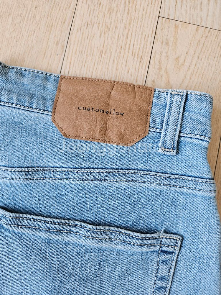 커스텀멜로우 데님 테이퍼드 핏 청바지 데님진 34--4