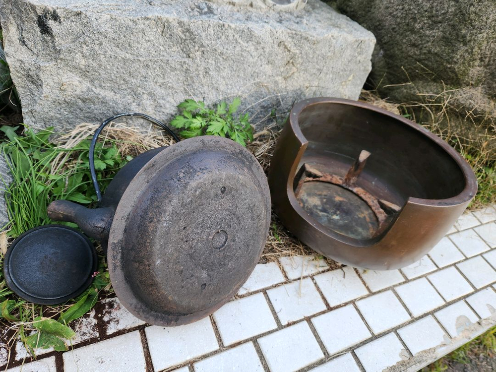 차가마세트 동화로 무쇠차솥 무쇠삼바리.. 이미지