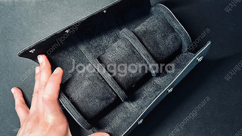 가죽/피아노 시계 3구 보관함 파우치 판매세이코--4