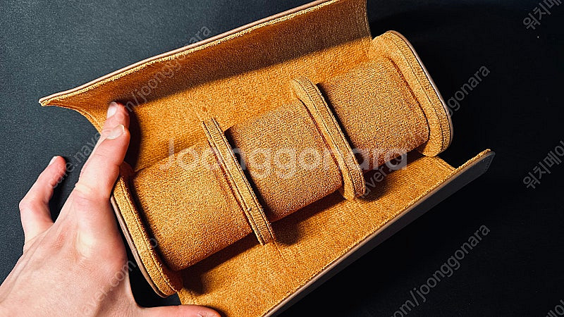 가죽/피아노 시계 3구 보관함 파우치 판매세이코--5