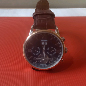 가이거 오토메틱 남성용 가죽시계