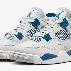 나이키 애어 조던 4 레트로 : 인더스트리얼 블루 이미지