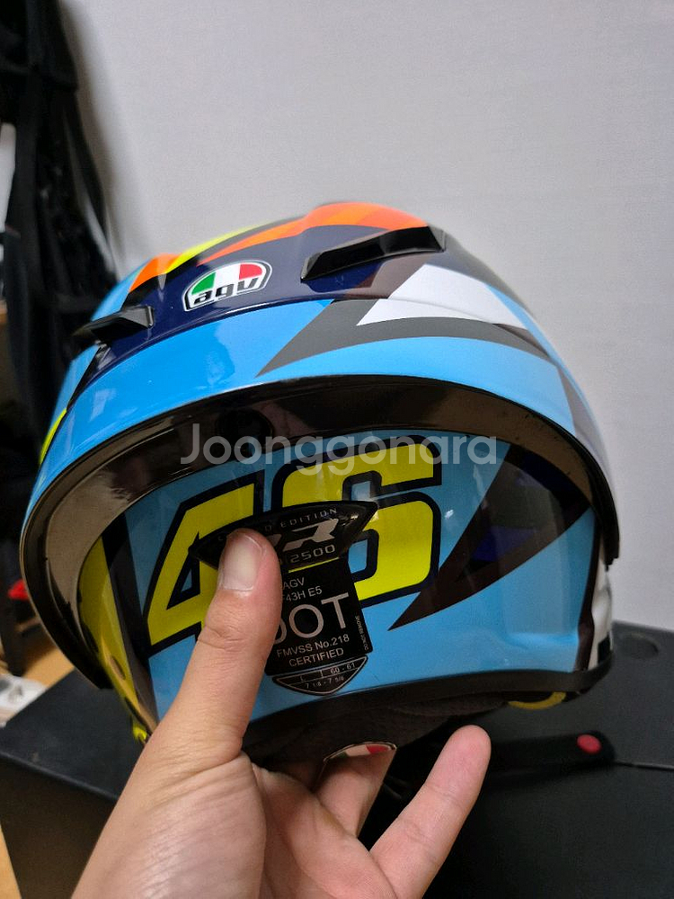 AGV GPRR 피스타 2020윈터테스트 헬멧 팝니다--2