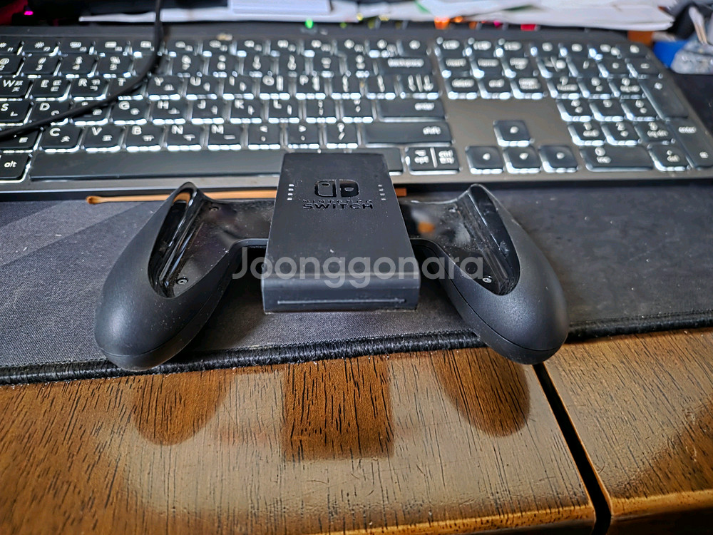 닌텐도 스위치 스플래툰 에디션 OLED 본체 + 조이콘 세트--2