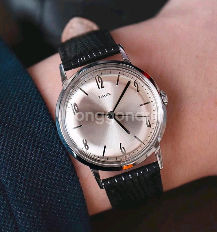 타임텍스타이맥스 멀린 34mm 핸드와인딩 시계 새상품--0