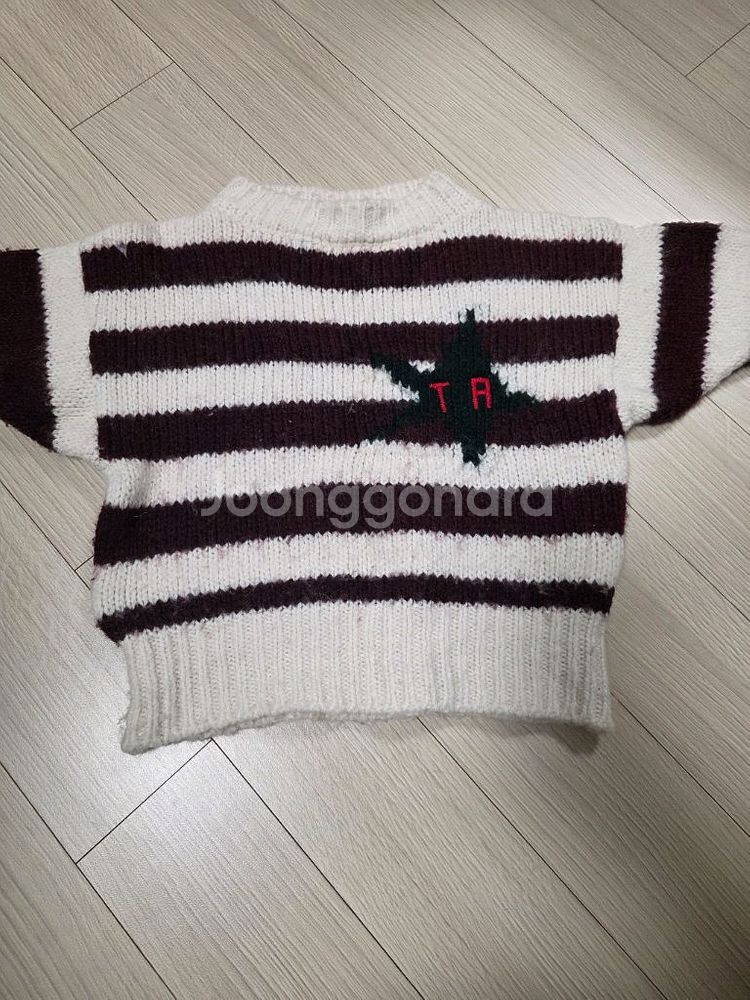 더애니멀오베리에 스트라이프 니트--0