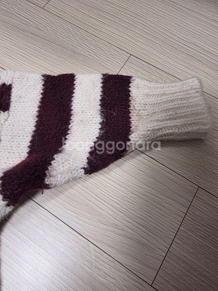 더애니멀오베리에 스트라이프 니트--4