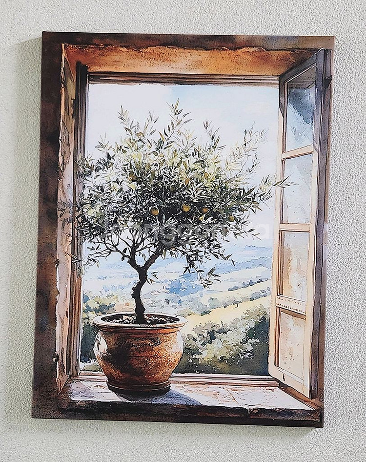 새상품)원목 프레임 캔버스 그림액자 인테리어소품--0