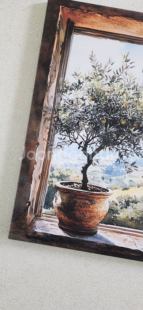 새상품)원목 프레임 캔버스 그림액자 인테리어소품--1