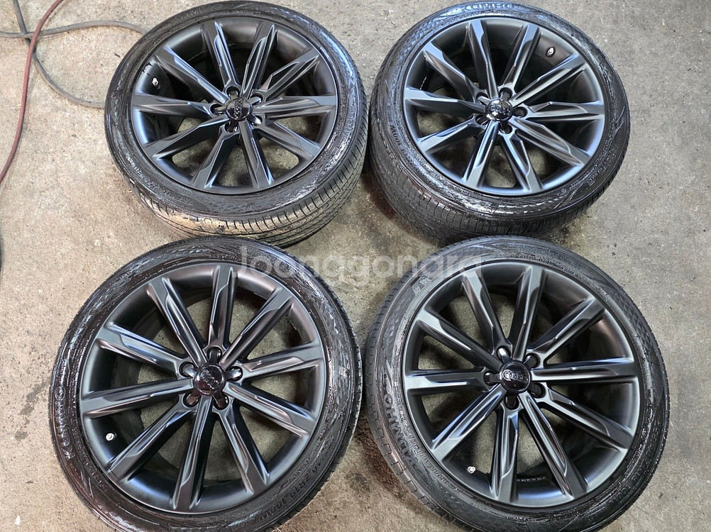 [중고휠] 19인치 아우디A7 순정휠타이어 한대분 판매--0