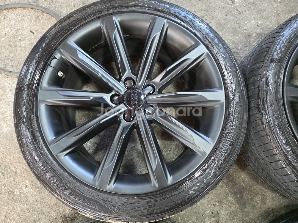 [중고휠] 19인치 아우디A7 순정휠타이어 한대분 판매--2
