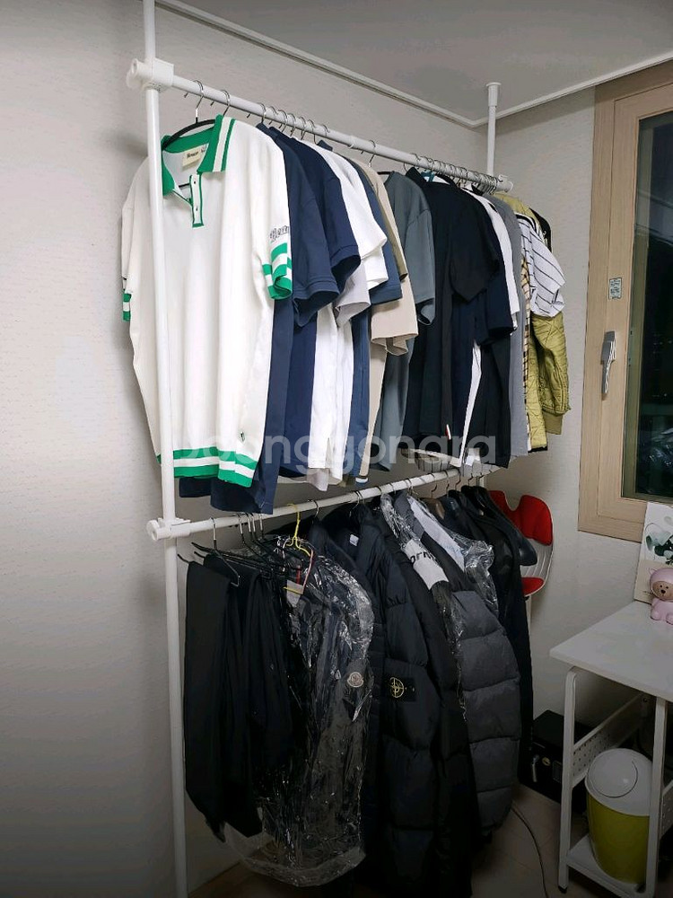 [무료배송+최저가]튼튼드레스룸 시스템 행거 옷장 수납장--7