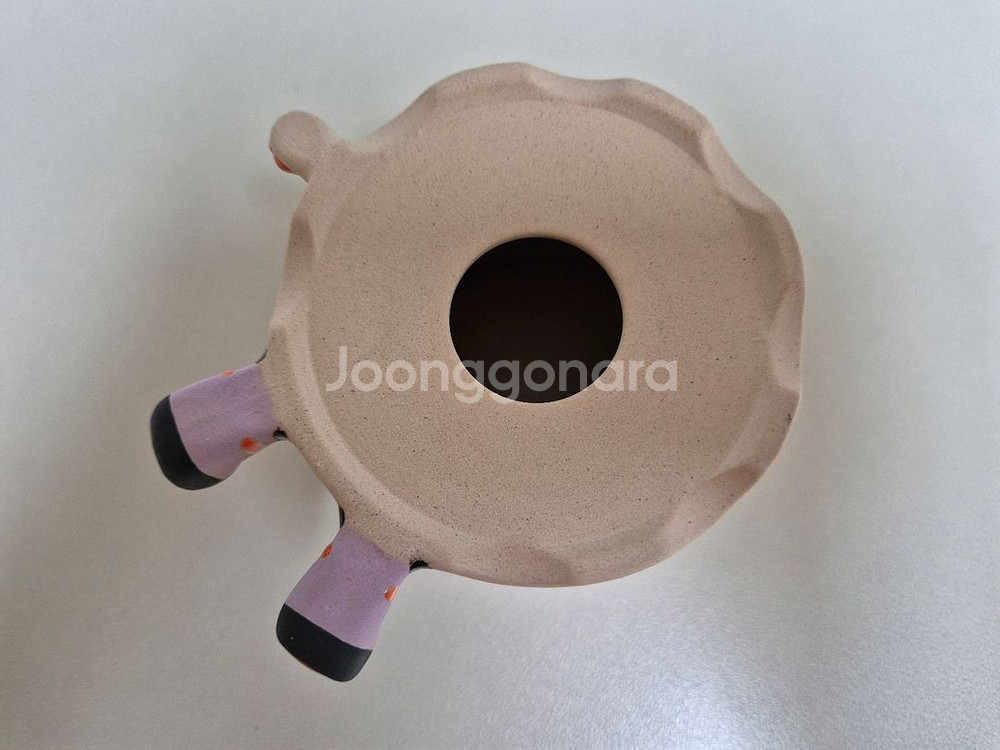 얼롱사이드 호박 든 팔 짚은 모지 화분 팟--3