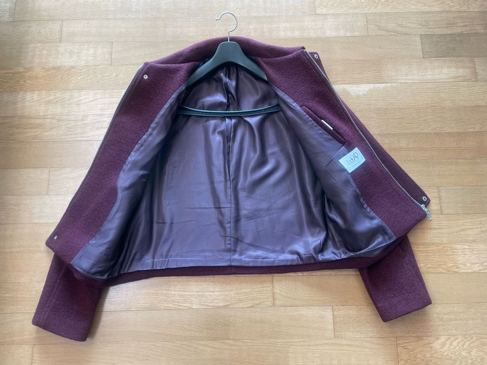 엘무드 글램 트러커 재킷 버건디--1