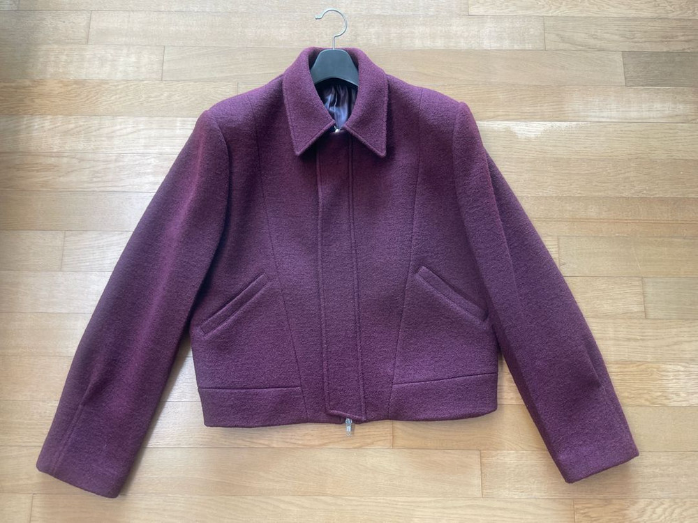 엘무드 글램 트러커 재킷 버건디--5