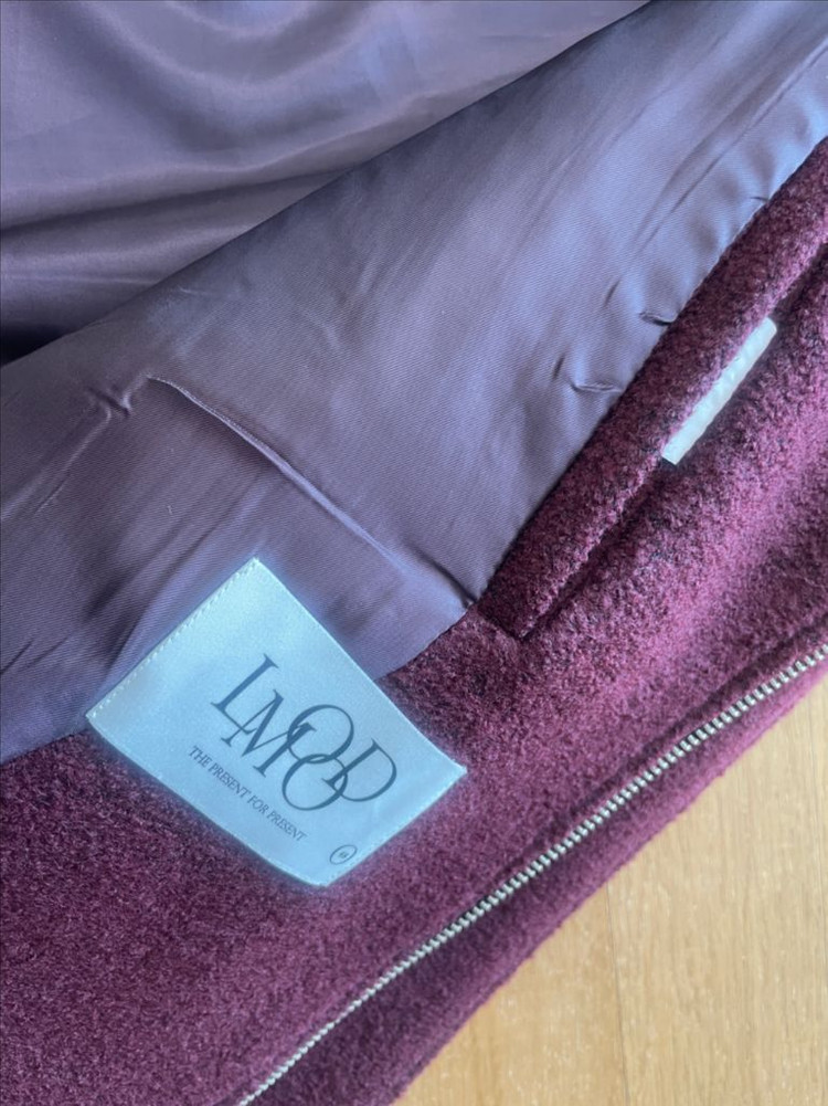 엘무드 글램 트러커 재킷 버건디--8