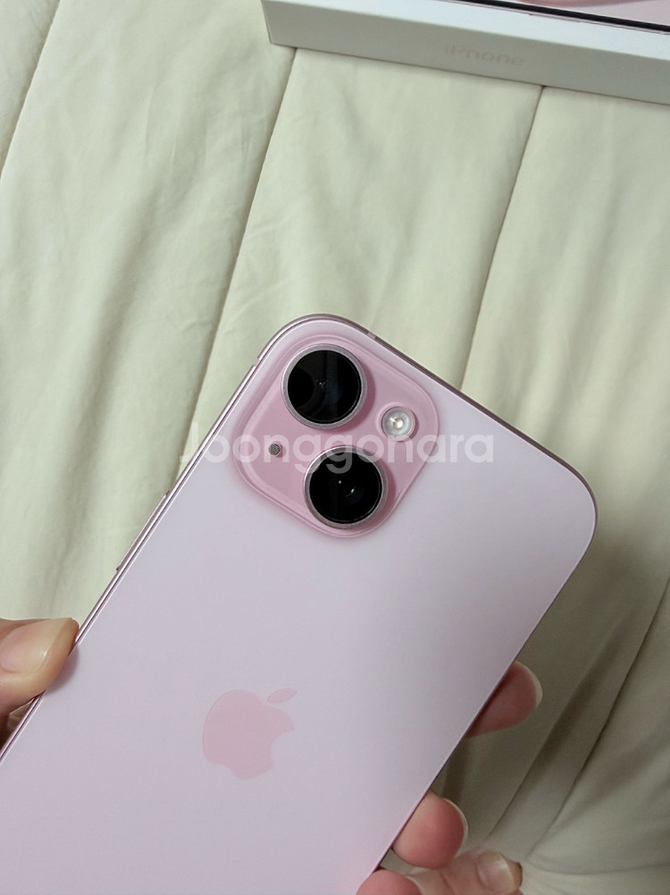 아이폰15 핑크 128g 외관 s급 풀박스--2
