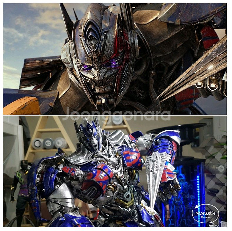 [커스텀 도색]쓰리제로 트랜스포머 옵티머스 익스ver.--2