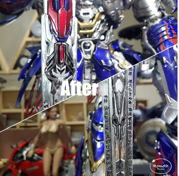 [커스텀 도색]쓰리제로 트랜스포머 옵티머스 익스ver.--6