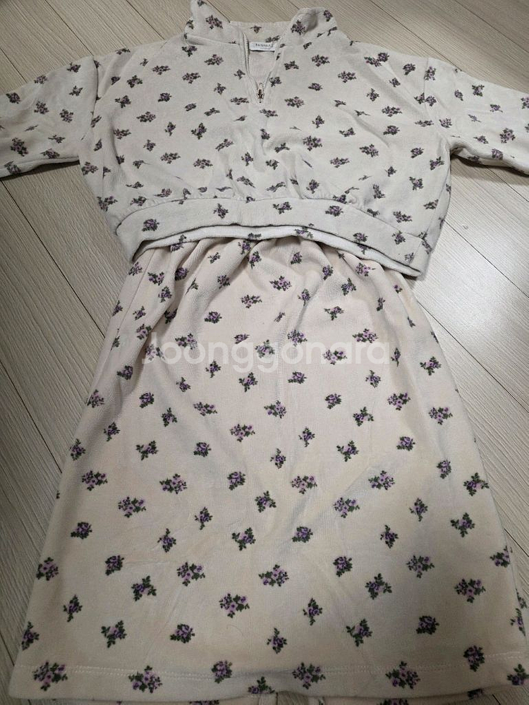 바나나제이 꽃무늬 싱하의세트(M)--0