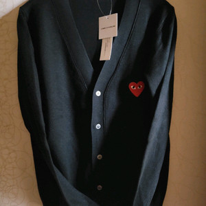 꼼데가르송 플레이 하트 여성가디건