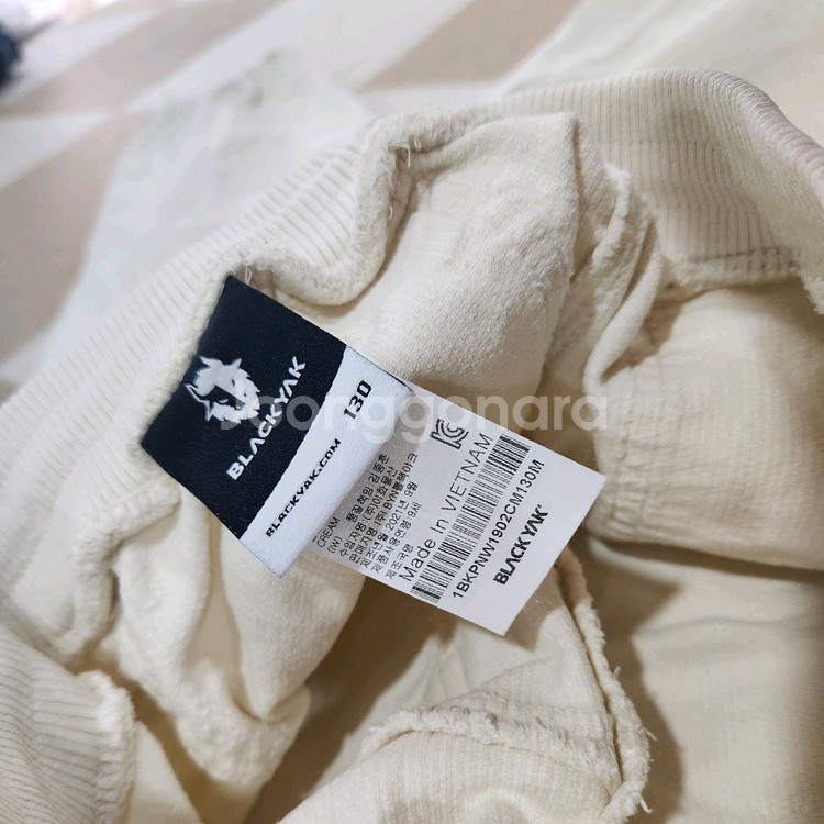 블랙야크 130 코듀로이 골덴바지--1