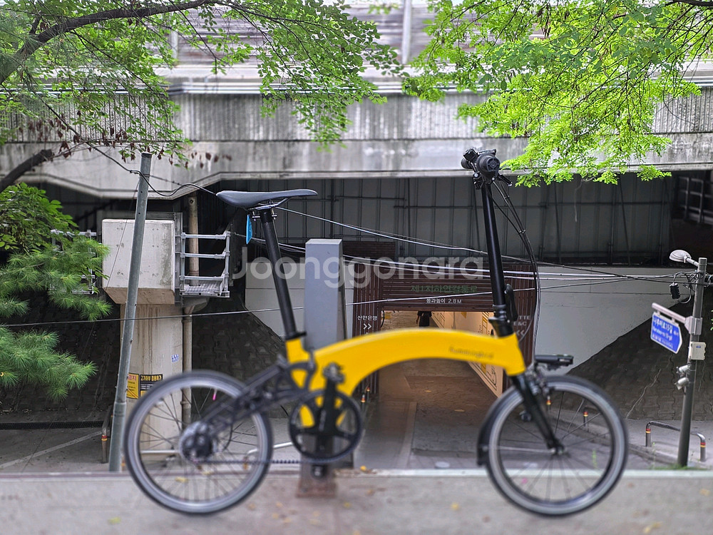 프로드라이브 허밍버드 미니벨로 접이식 자전거 브롬톤 교환가능--3