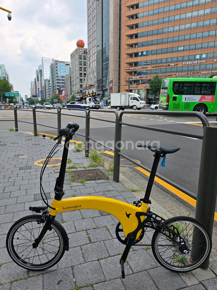 프로드라이브 허밍버드 미니벨로 접이식 자전거 브롬톤 교환가능--1