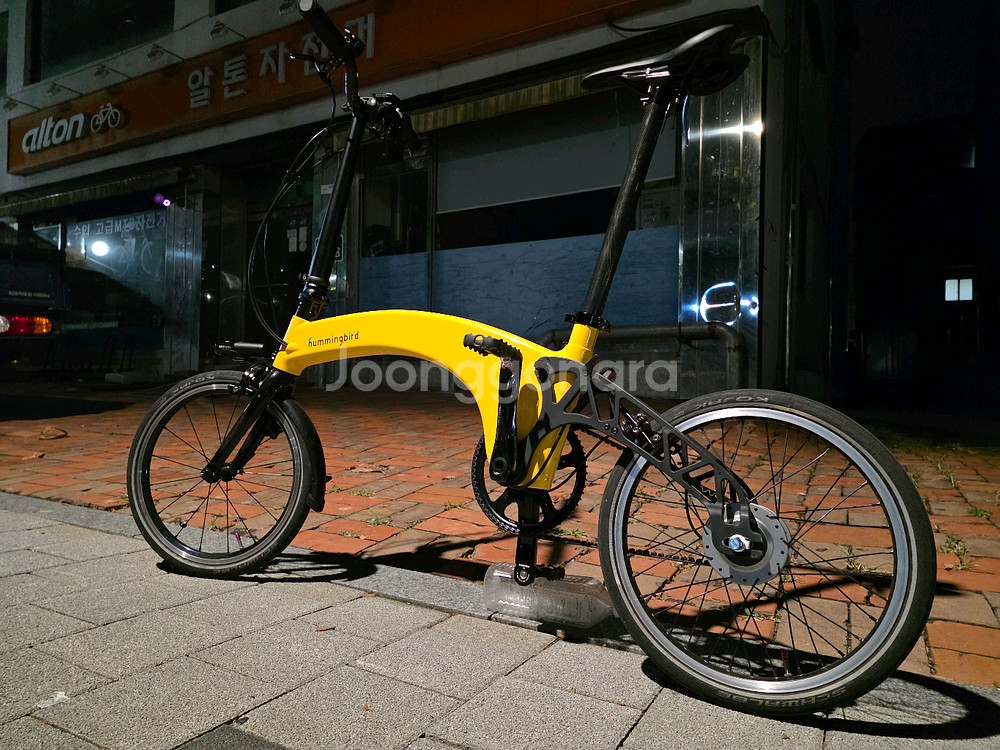 프로드라이브 허밍버드 미니벨로 접이식 자전거 브롬톤 교환가능--5