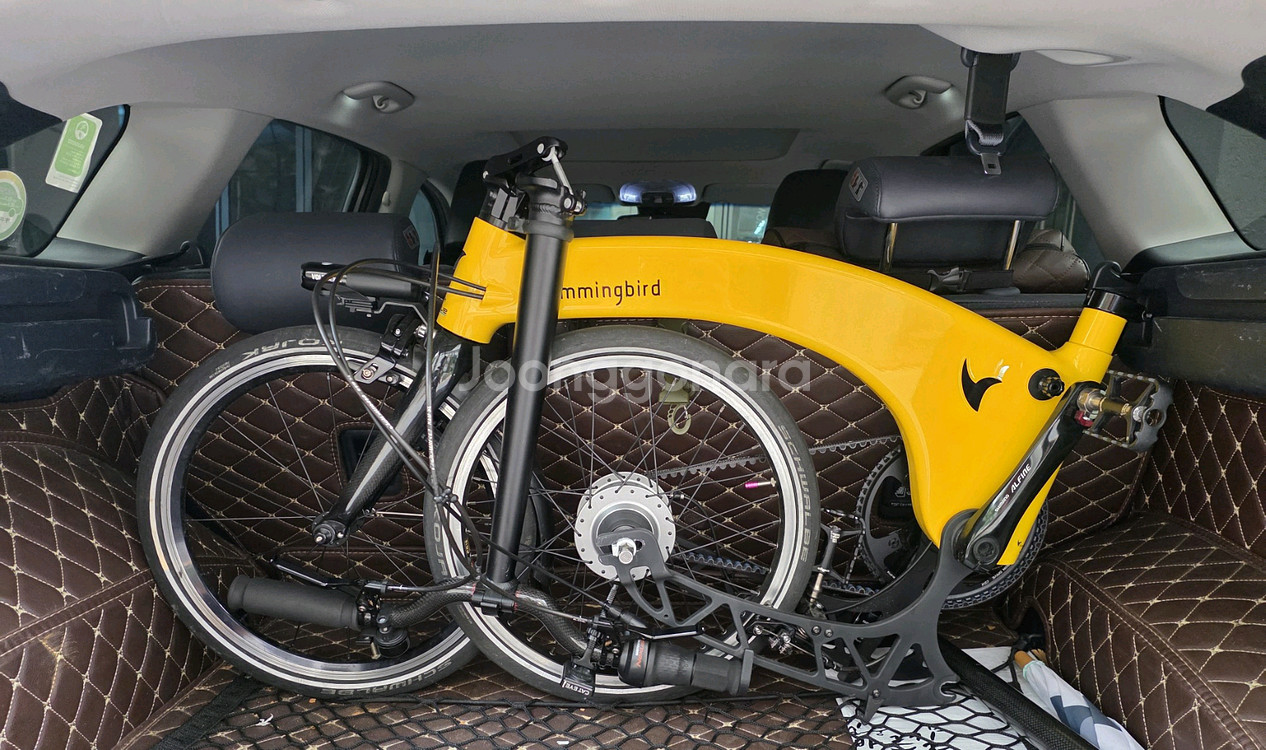 프로드라이브 허밍버드 미니벨로 접이식 자전거 브롬톤 교환가능--7