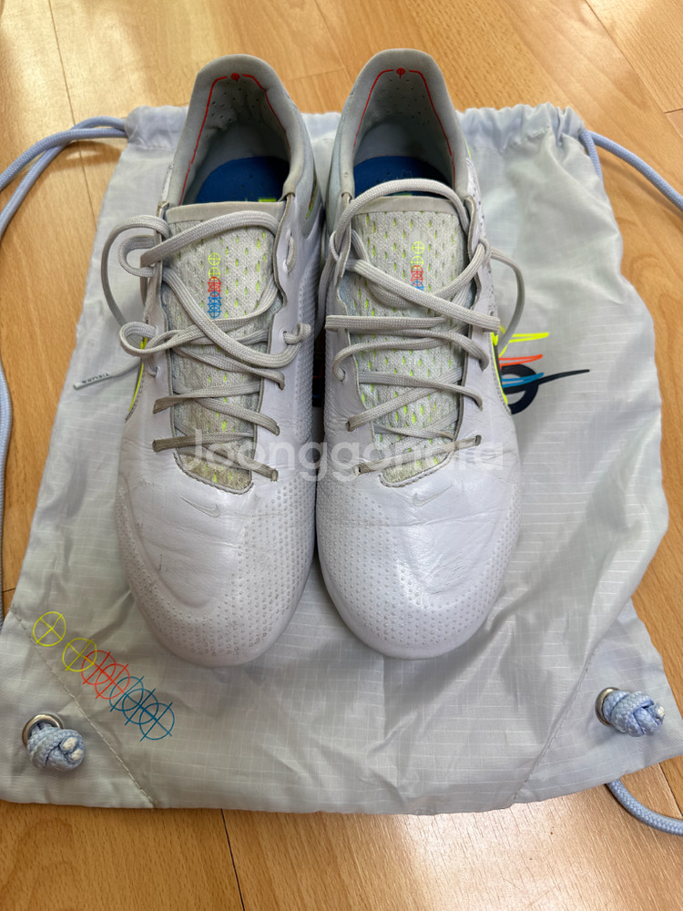 나이키 티엠포 레전드9 엘리트 HG 천연가죽 축구화 275mm--5