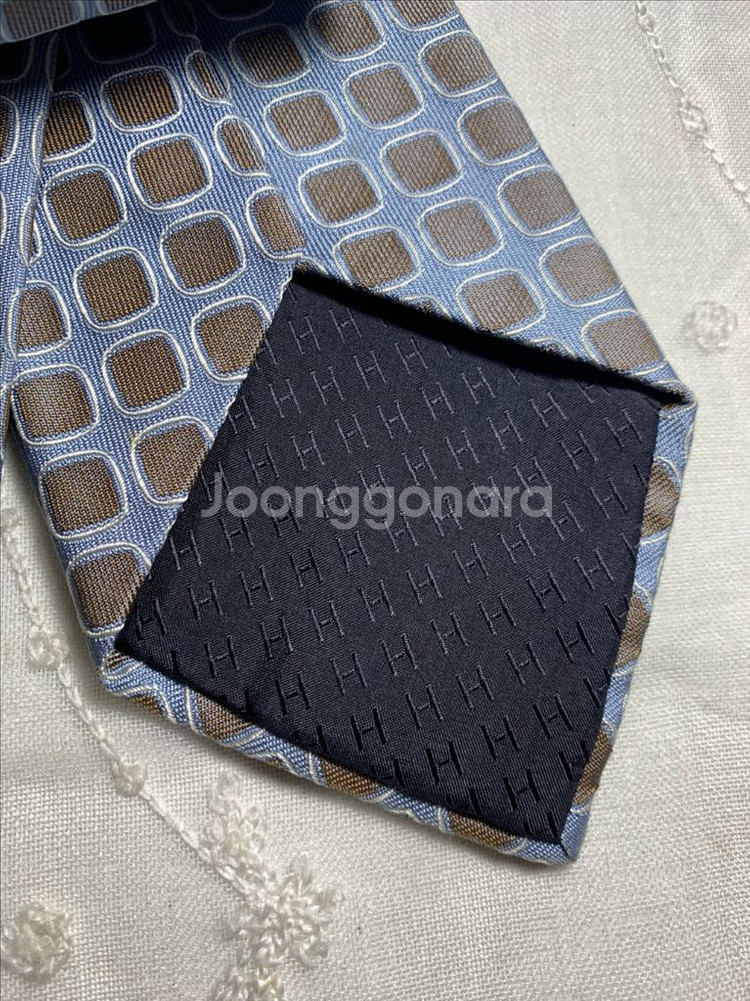 에르메스 실크 넥타이--3