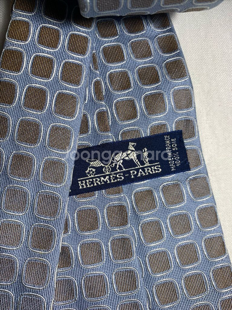 에르메스 실크 넥타이--4