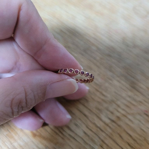 14k 핑크골드 반지