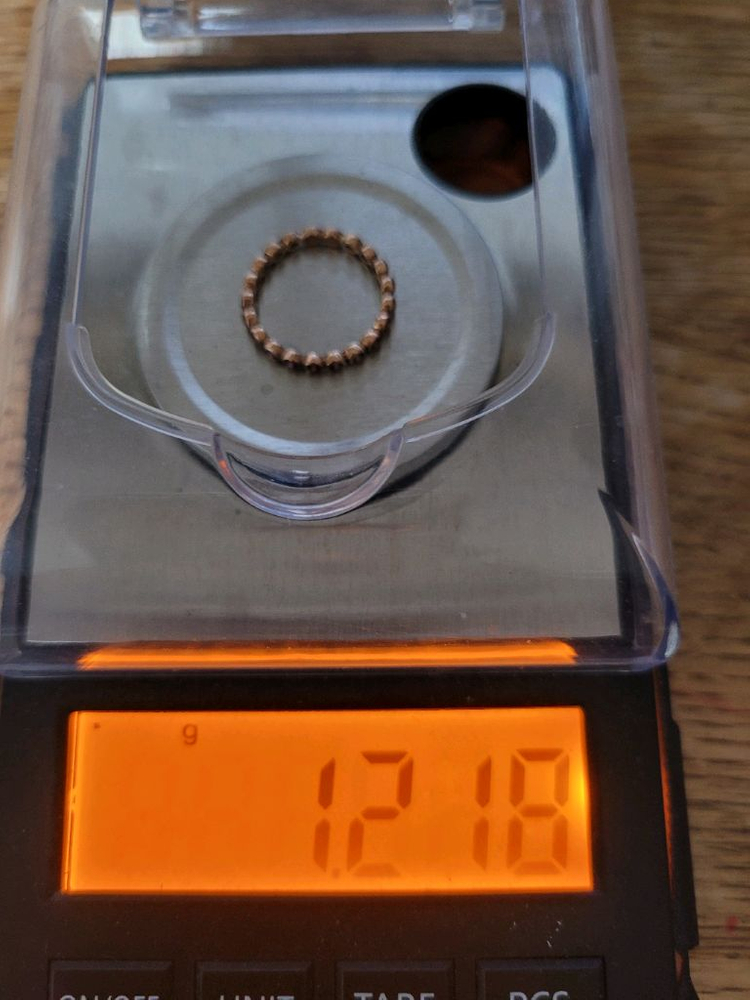 14k 핑크골드 반지--3