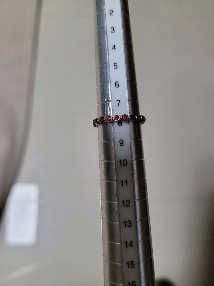 14k 핑크골드 반지--9